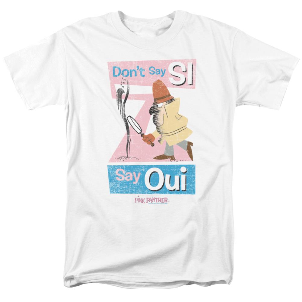 Pink Panther Say Oui Men's 18/1 Cotton Short-Sleeve T-Shirt