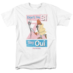 Pink Panther Say Oui Men's 18/1 Cotton Short-Sleeve T-Shirt