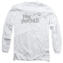Pink Panther Sketch Logo Men's 18/1 Cotton Long-Sleeve T-Shirt