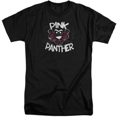 Pink Panther Spray Panther Men's 18/1 Tall Cotton Short-Sleeve T-Shirt