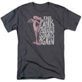 Pink Panther Strikes Again Men's 18/1 Cotton Short-Sleeve T-Shirt