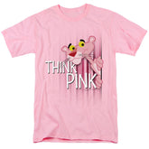 Pink Panther Think Pink Men's 18/1 Cotton Short-Sleeve T-Shirt
