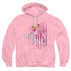 Pink Panther Think Pink Men's Pull-Over 75 25 Poly Hoodie