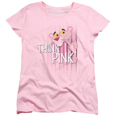 Pink Panther Think Pink Women's 18/1 Cotton Short-Sleeve T-Shirt