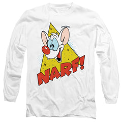 Pinky And The Brain Narf Men's 18/1 Cotton Long-Sleeve T-Shirt