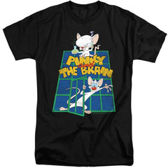 Pinky And The Brain Ol Standard Men's 18/1 Tall Cotton Short-Sleeve T-Shirt