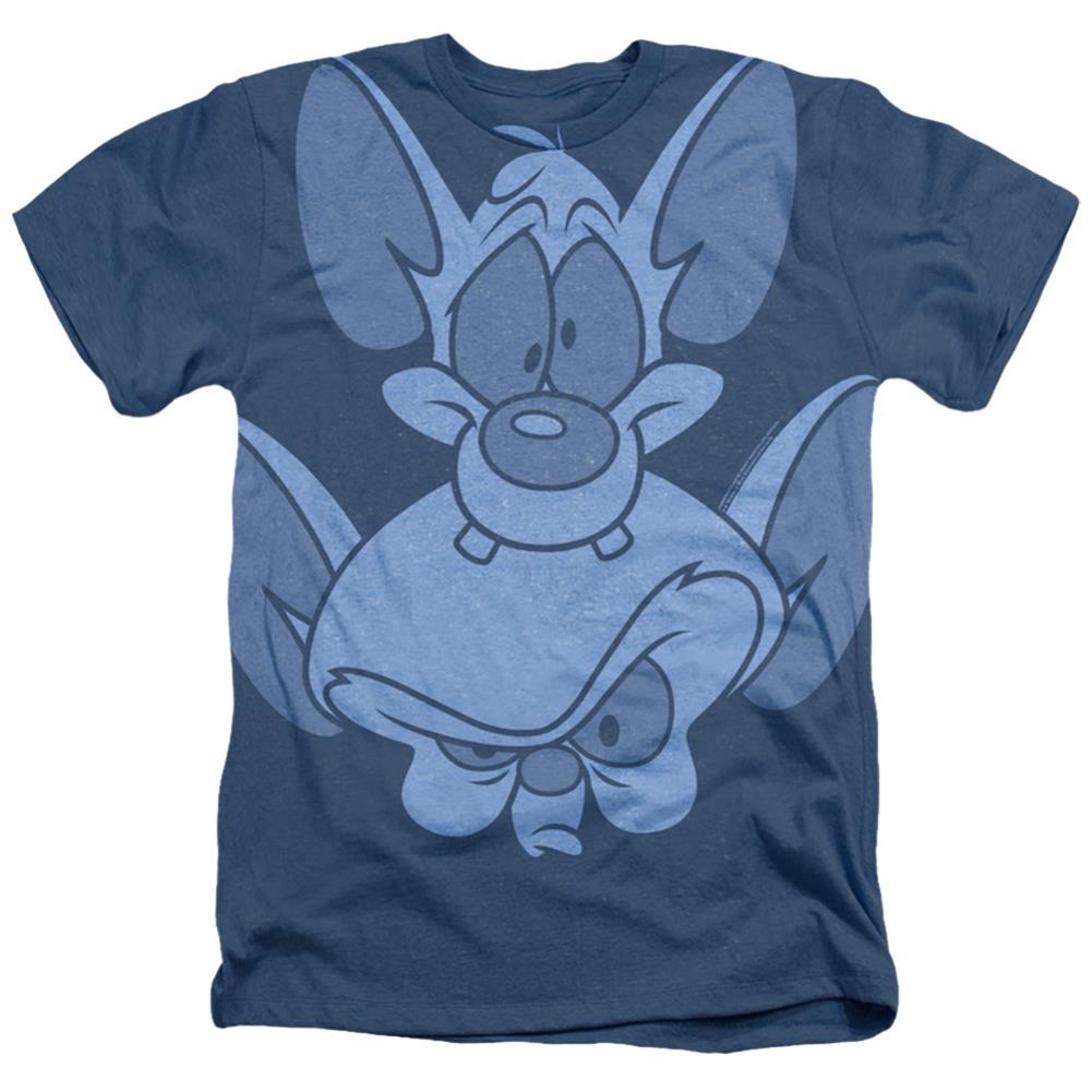 Pinky And The Brain Stacked Men's 30/1 Cotton Poly SS Heather T