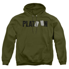 Platoon Logo Men's Pull-Over 75 25 Poly Hoodie