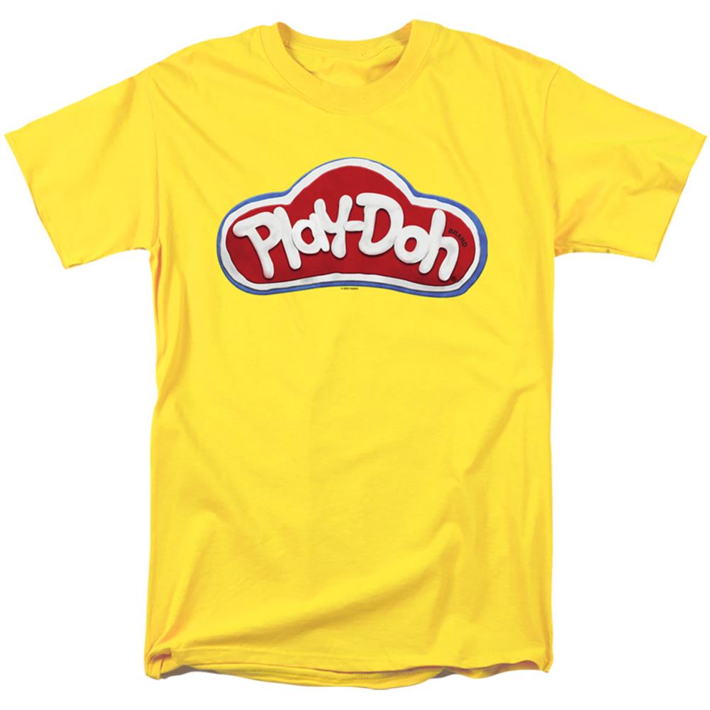 Play Doh Logo In Doh Men's 18/1 Cotton Short-Sleeve T-Shirt