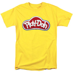 Play Doh Logo In Doh Men's 18/1 Cotton Short-Sleeve T-Shirt