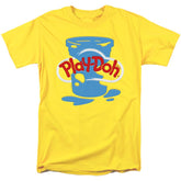 Play Doh Play Doh Inverted Messy Men's 18/1 Cotton Short-Sleeve T-Shirt