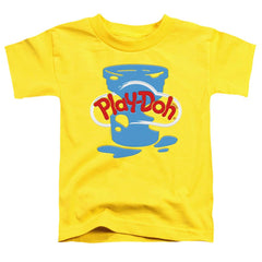 Play Doh Play Doh Inverted Messy Toddler 18/1 Cotton Short-Sleeve T-Shirt