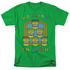Play Doh Rolling In Doh Men's 18/1 Cotton Short-Sleeve T-Shirt