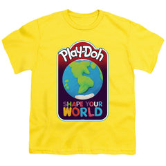 Play Doh Shape Your World Youth 18/1 100% Cotton Short-Sleeve T-Shirt