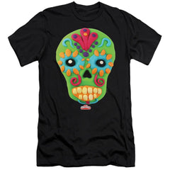 Play Doh Sugar Skull Men's Ultra-Soft 30/1 Cotton Slim Short-Sleeve T-Shirt