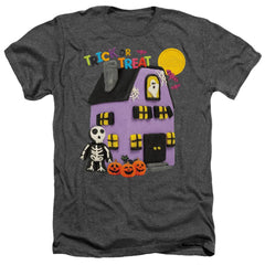 Play Doh Trick Or Treat Men's 30/1 Heather 60 40 Poly Short-Sleeve T-Shirt