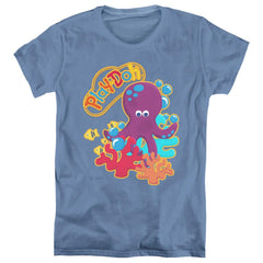 Play Doh Under The Sea Women's 18/1 Cotton Short-Sleeve T-Shirt