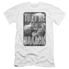 Poltergeist II Logo Men's Ultra-Soft 30/1 Cotton Slim Short-Sleeve T-Shirt