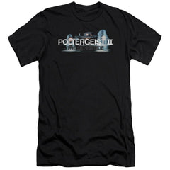 Poltergeist II Logo Men's Ultra-Soft 30/1 Cotton Slim Short-Sleeve T-Shirt