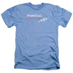 Pontiac Pontiac Racing Rough Hewn Men's 30/1 Heather 60 40 Poly Short-Sleeve T-Shirt