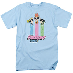 Powerpuff GirLong-Sleeve T-Shirthe Girls Fly Men's 18/1 Cotton Short-Sleeve T-Shirt