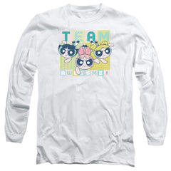 Powerpuff Girls Awesome Block Men's 18/1 Cotton Long-Sleeve T-Shirt
