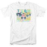 Powerpuff Girls Awesome Block Men's 18/1 Cotton Short-Sleeve T-Shirt