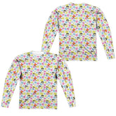 Powerpuff Girls Powerpuff Pattern Men's Regular Fit Polyester Long-Sleeve T-Shirt