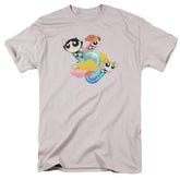 Powerpuff Girls Spiral Streaks Men's 18/1 Cotton Short-Sleeve T-Shirt