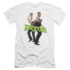 Psych Hands Up Men's Ultra-Soft 30/1 Cotton Slim Short-Sleeve T-Shirt