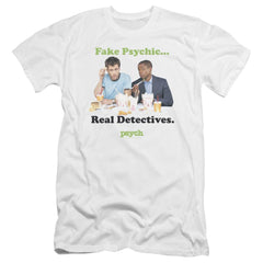 Psych Take Out Men's Ultra-Soft 30/1 Cotton Slim Short-Sleeve T-Shirt