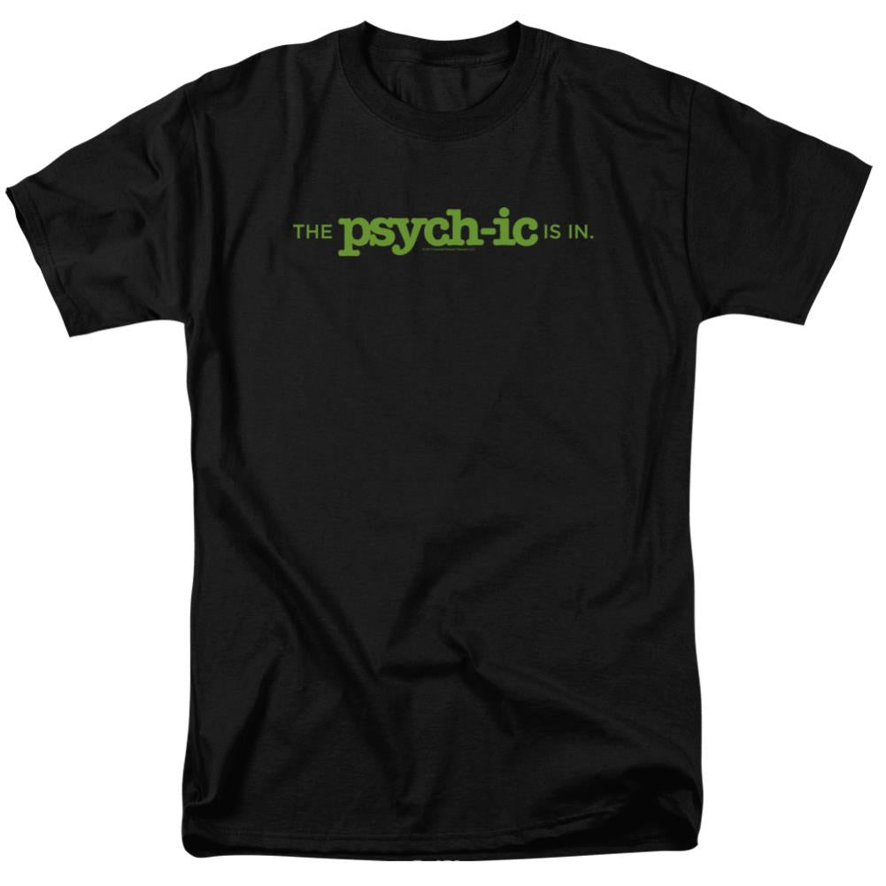Psych The Psychic Is In Men's 18/1 Cotton Short-Sleeve T-Shirt