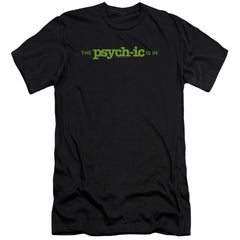 Psych The Psychic Is In Men's Ultra-Soft 30/1 Cotton Slim Short-Sleeve T-Shirt