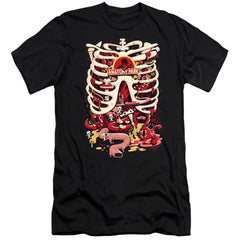 Rick And Morty Anatomy Park Logo Men's Ultra-Soft 30/1 Cotton Slim Short-Sleeve T-Shirt