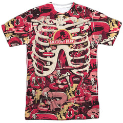 Rick And Morty Anatomy Park Men's Regular Fit Polyester Short-Sleeve T-Shirt