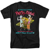 Rick And Morty Apocalypse Party Crawl Men's 18/1 Cotton Short-Sleeve T-Shirt
