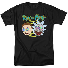 Rick And Morty Blown Minds Men's 18/1 Cotton Short-Sleeve T-Shirt