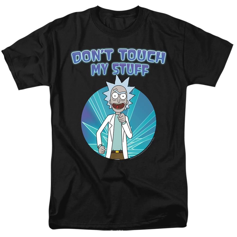 Rick And Morty Don't Touch Men's 18/1 Cotton Short-Sleeve T-Shirt