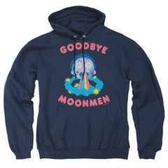 Rick And Morty Goodbye Moonmen Men's Pull-Over 75 25 Poly Hoodie