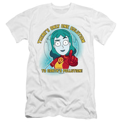 Rick And Morty Planetina Men's Ultra-Soft 30/1 Cotton Slim Short-Sleeve T-Shirt