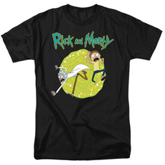Rick And Morty Portal Men's 18/1 Cotton Short-Sleeve T-Shirt