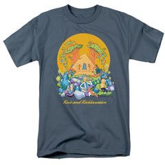 Rick And Morty Rest And Ricklaxation Men's 18/1 Cotton Short-Sleeve T-Shirt