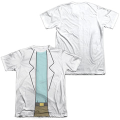 Rick And Morty Rick Lab Coat Men's Regular Fit Poly Cotton Short-Sleeve T-Shirt
