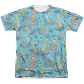 Rick And Morty Ricktanical Men's Regular Fit Poly Cotton Short-Sleeve T-Shirt