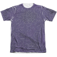 Rick And Morty Stars Men's Regular Fit Poly Cotton Short-Sleeve T-Shirt