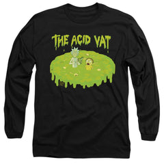 Rick And Morty The Acid Vat Men's 18/1 Cotton Long-Sleeve T-Shirt