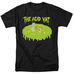 Rick And Morty The Acid Vat Men's 18/1 Cotton Short-Sleeve T-Shirt