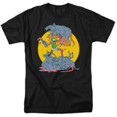 Rick And Morty The Adventures Of Pickle Rick Men's 18/1 Cotton Short-Sleeve T-Shirt