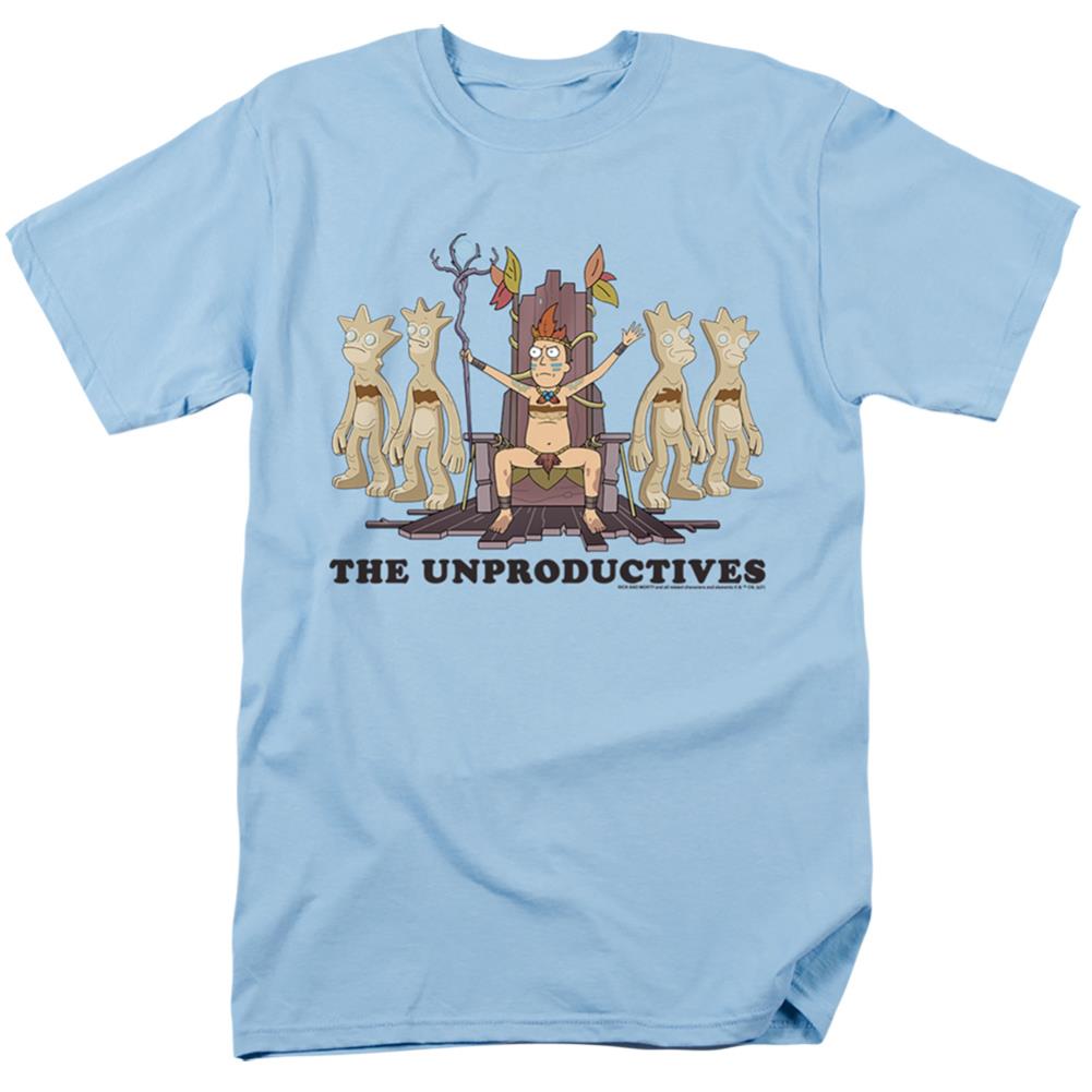 Rick And Morty The Unproductives Men's 18/1 Cotton Short-Sleeve T-Shirt