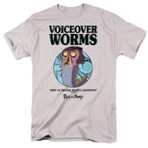Rick And Morty Voiceover Worms Men's 18/1 Cotton Short-Sleeve T-Shirt